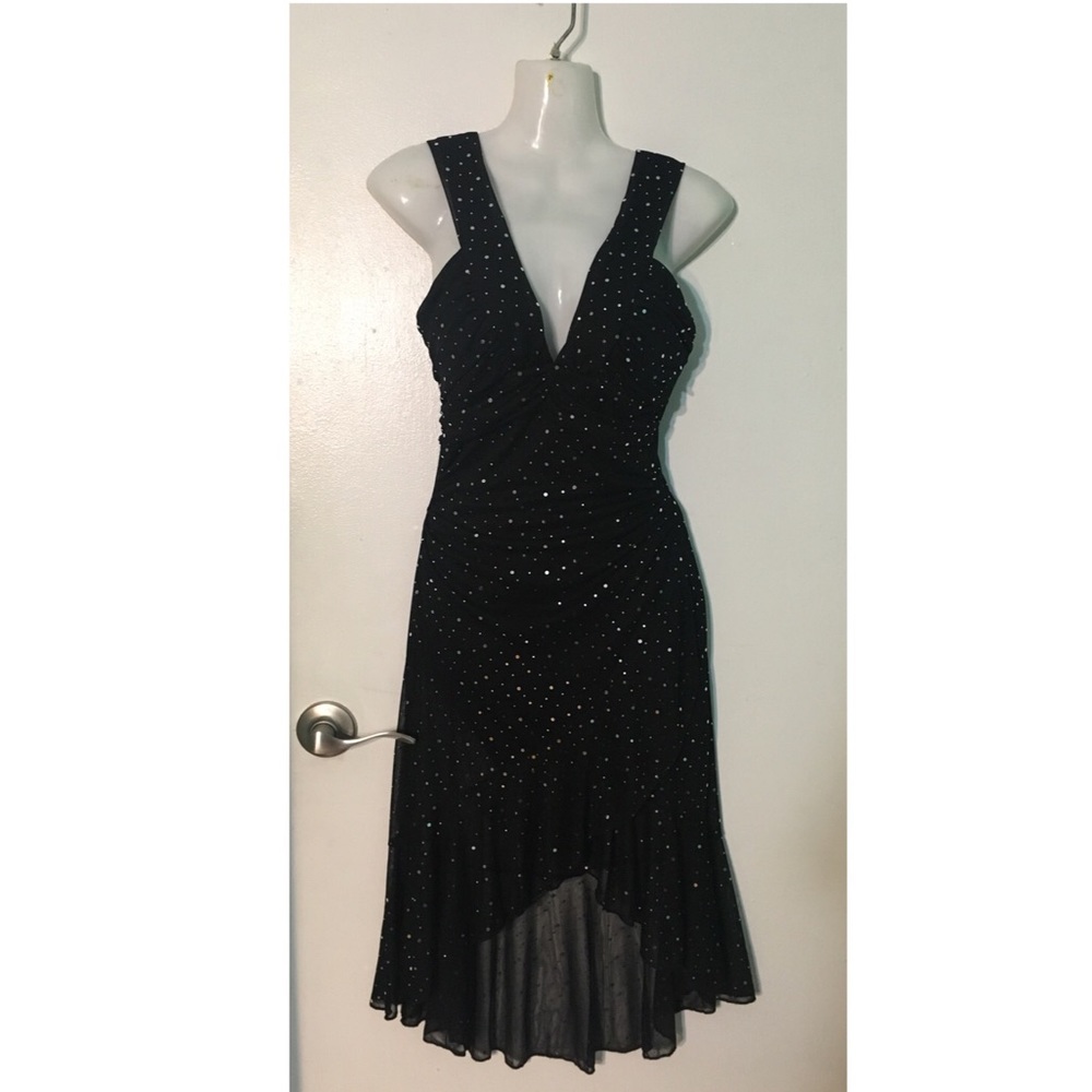 Black Taboo Mid-Rise Dress